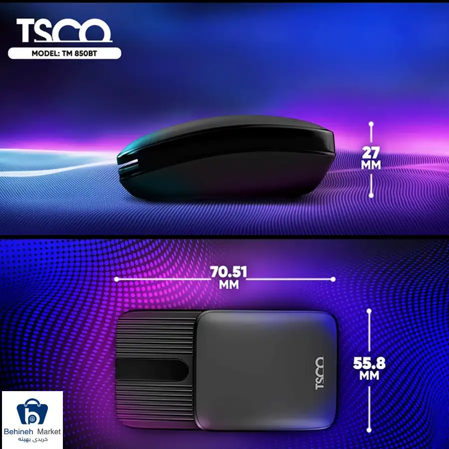 ماوس وایرلس TM 850BT
