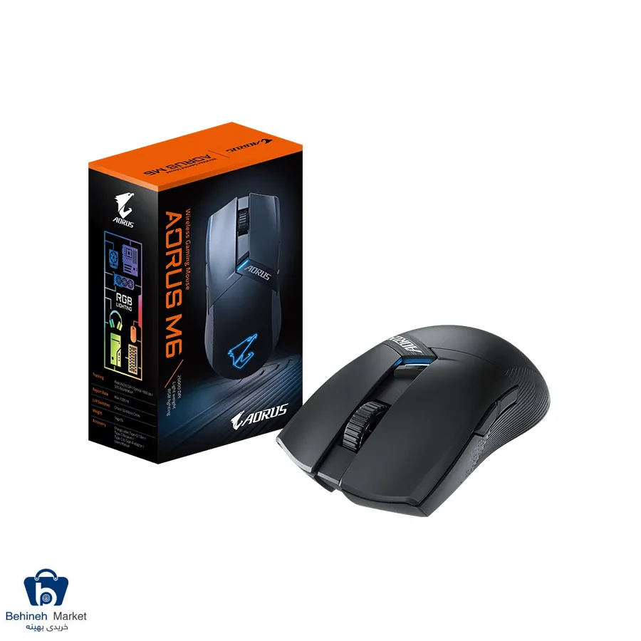 ماوس گیمینگ بی سیم گیگابایت AORUS M6