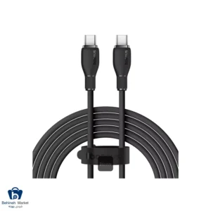 کابل شارژ Type-C باسئوس مدل Pudding P10355702 طول 1.2 متر