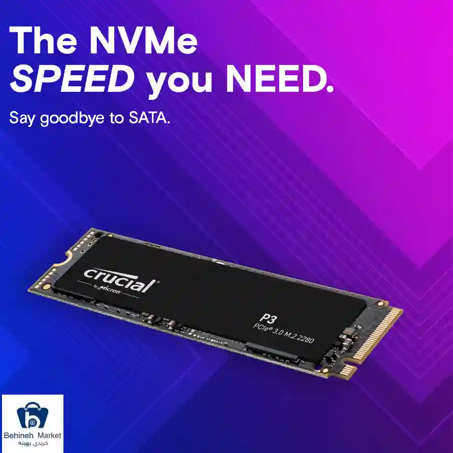 اس اس دی اینترنال کروشیال P3 PCIe M.2 ظرفیت 1 ترابایت