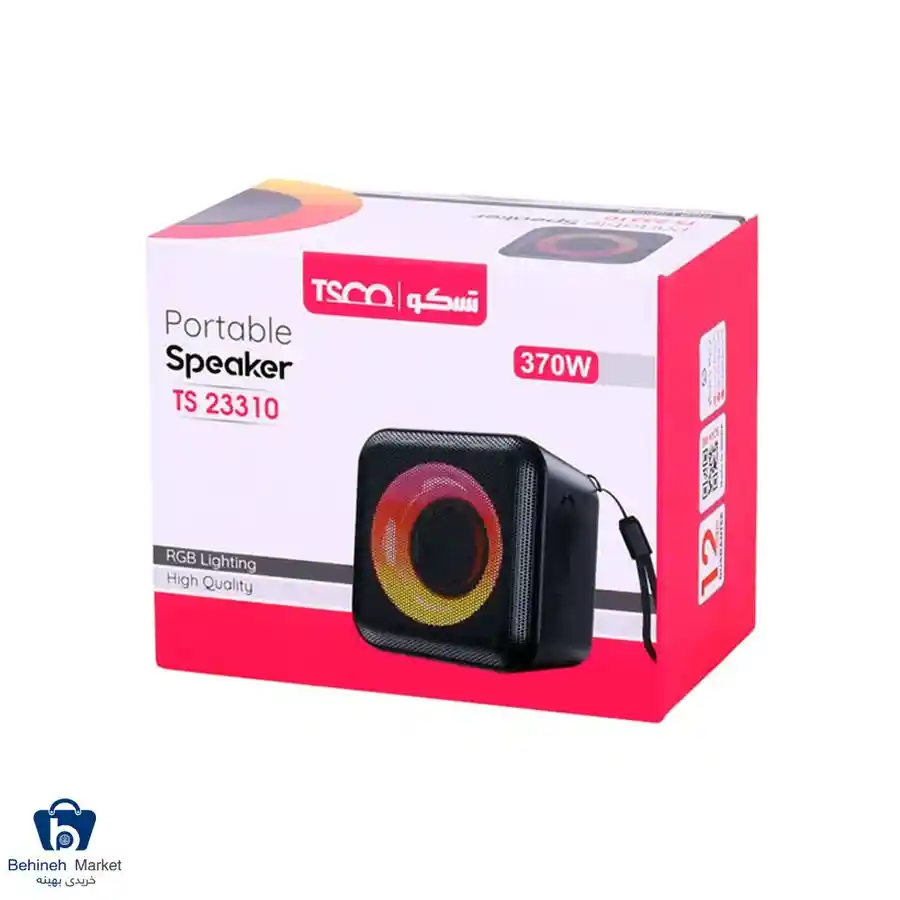 اسپیکر بلوتوثی قابل حمل تسکو TS 23310