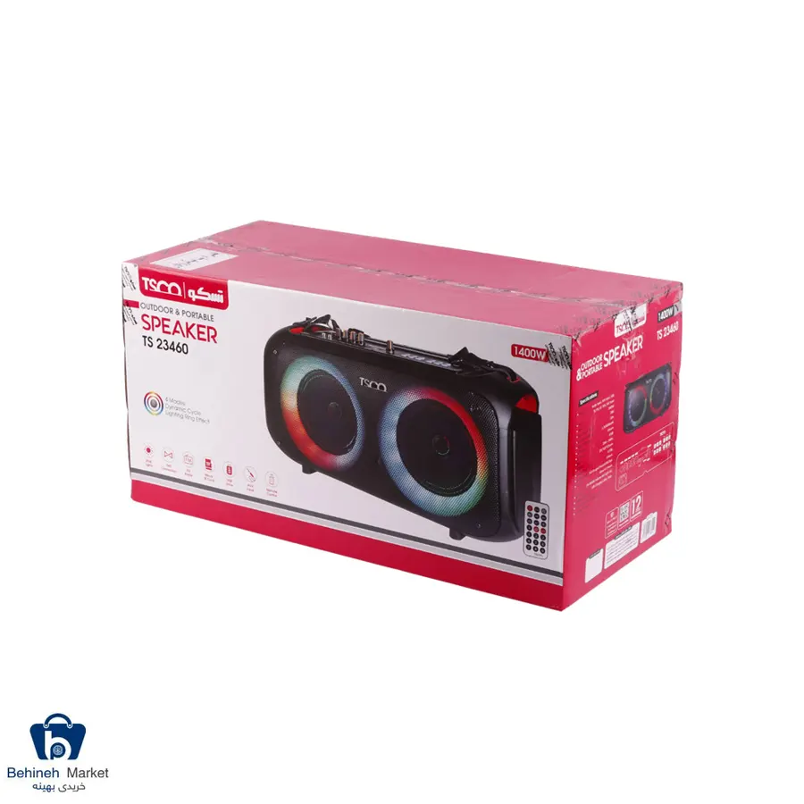 اسپیکر بلوتوثی قابل حمل تسکو TS 23460