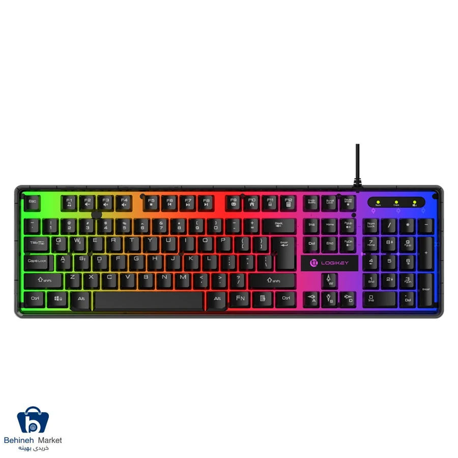 کیبورد باسیم گیمینگ لاجیکی مدل K230B