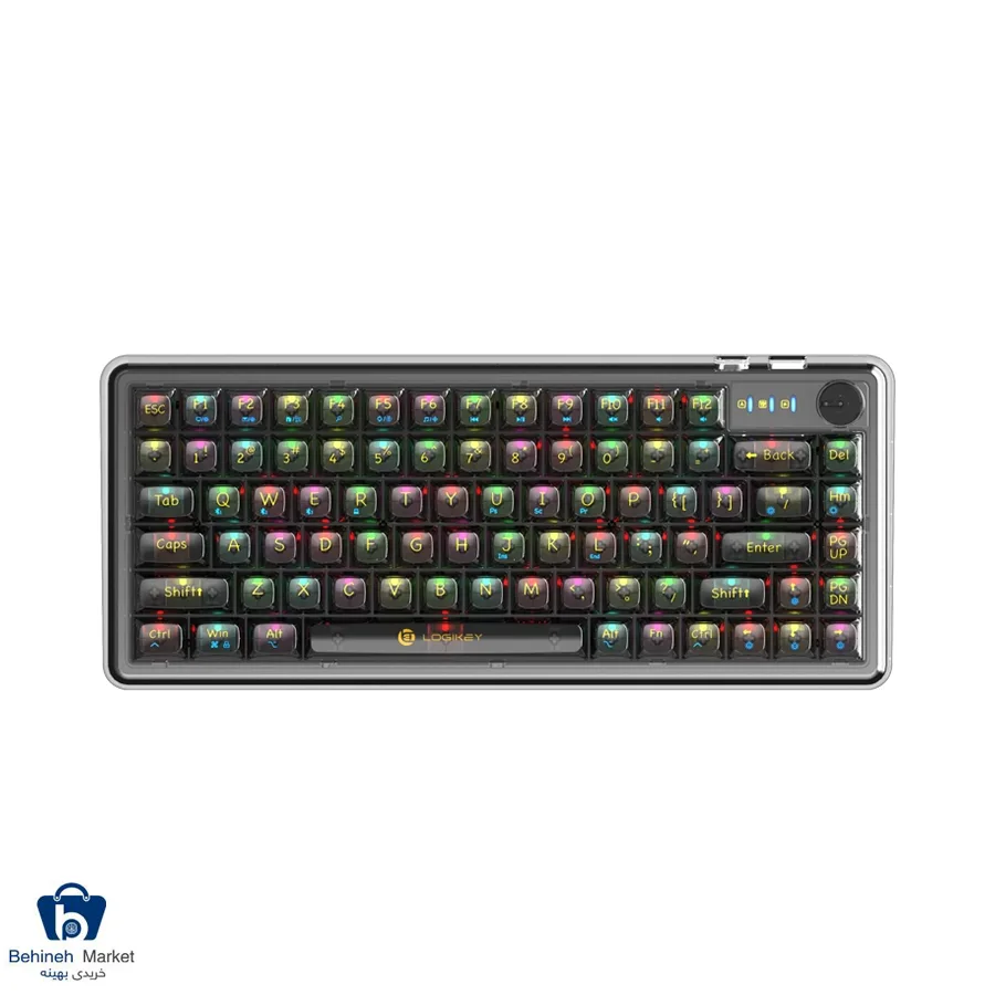 کیبورد بی سیم مکانیکال لاجیکی مدل K450BB