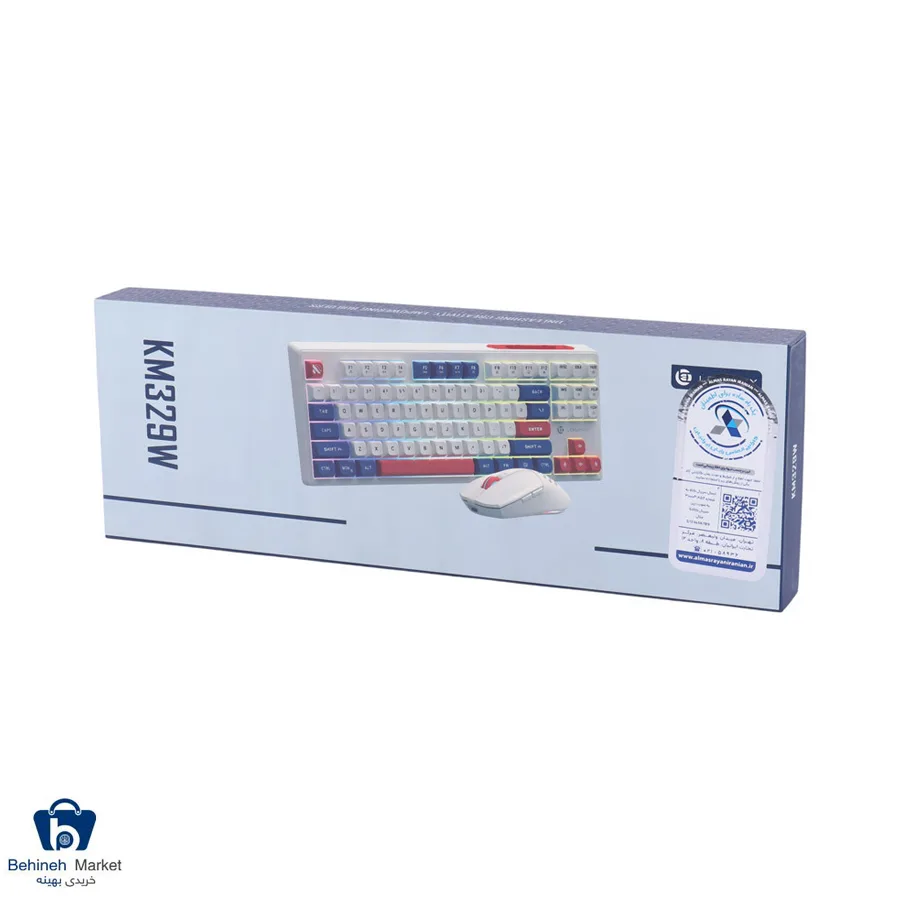 کیبورد و موس بیسیم مخصوص بازی Logikey KM329W
