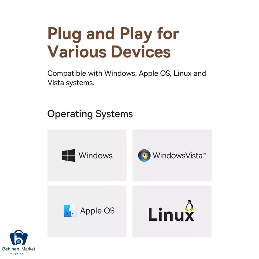 تبدیل 6 پورت Focus WKYY030213 USB-C