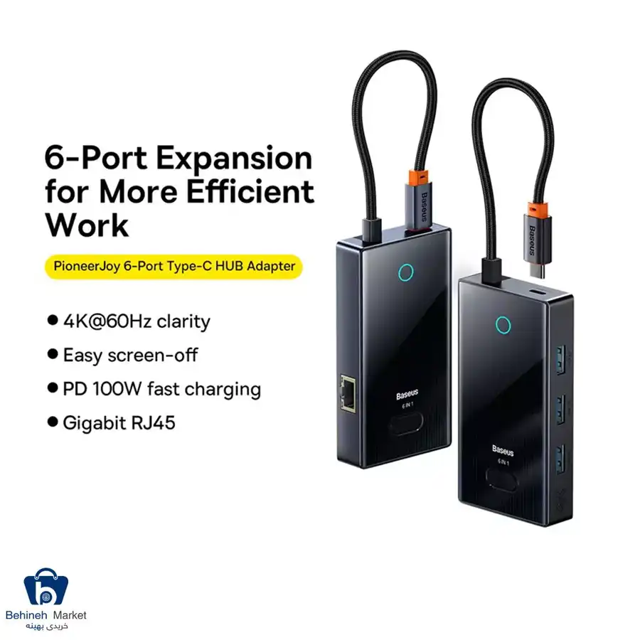 تبدیل 6 پورت Focus WKYY030213 USB-C