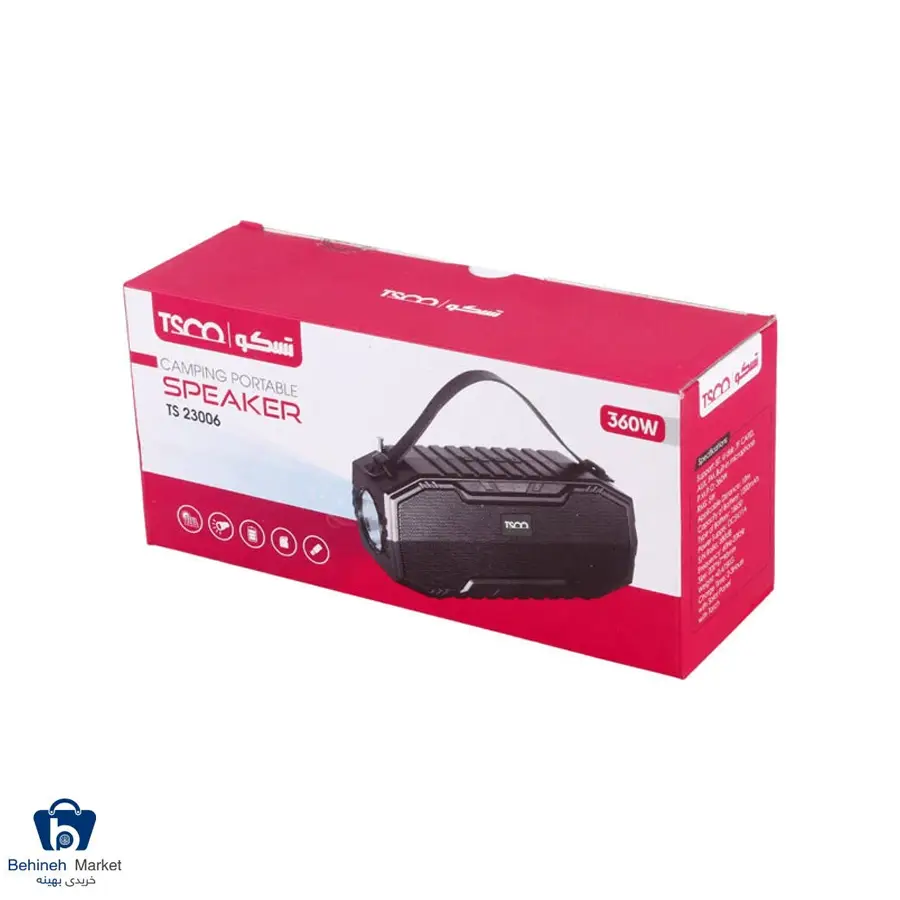 اسپیکر بلوتوثی قابل حمل تسکو TS 23006