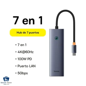 هاب 7 پورت باسئوس Flite Series B00052805813-00