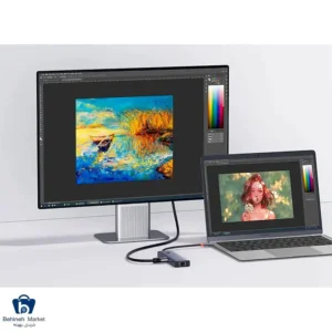مبدل 7 پورت usb-C بیسوس Flite Series B00052805813-00