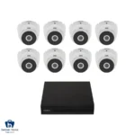 سیستم مدار بسته امنیتی 8 دوربین کپچر مدل R2-HD8CHKIT