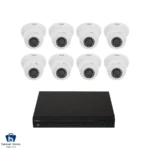 سیستم مدار بسته امنیتی 8 دوربین کپچر مدل R2-IP8CHKIT