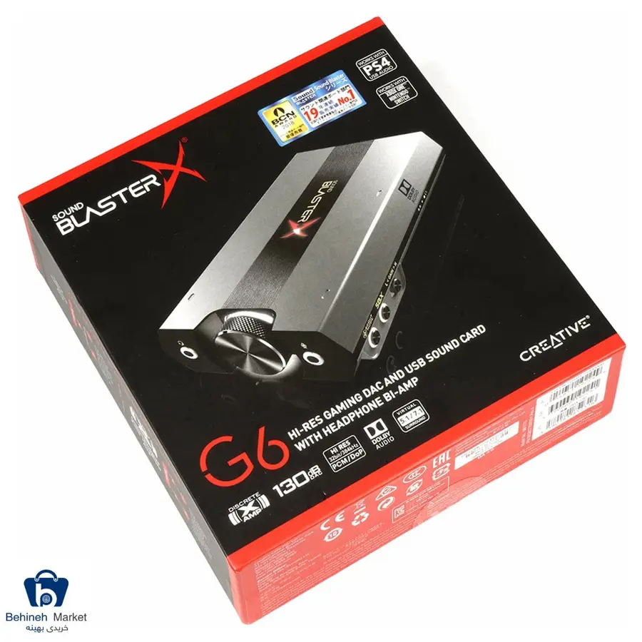 کارت صدا اکسترنال Creative SOUND BLASTER G6