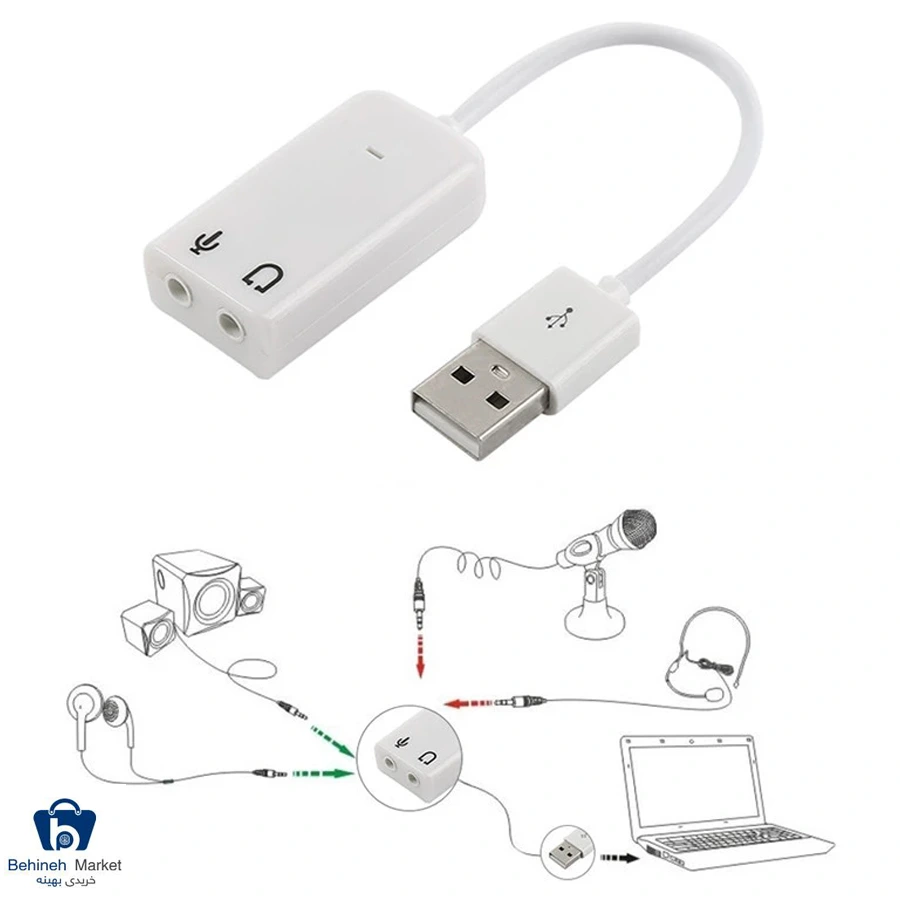 کارت صدا Sound Adapter 7.1