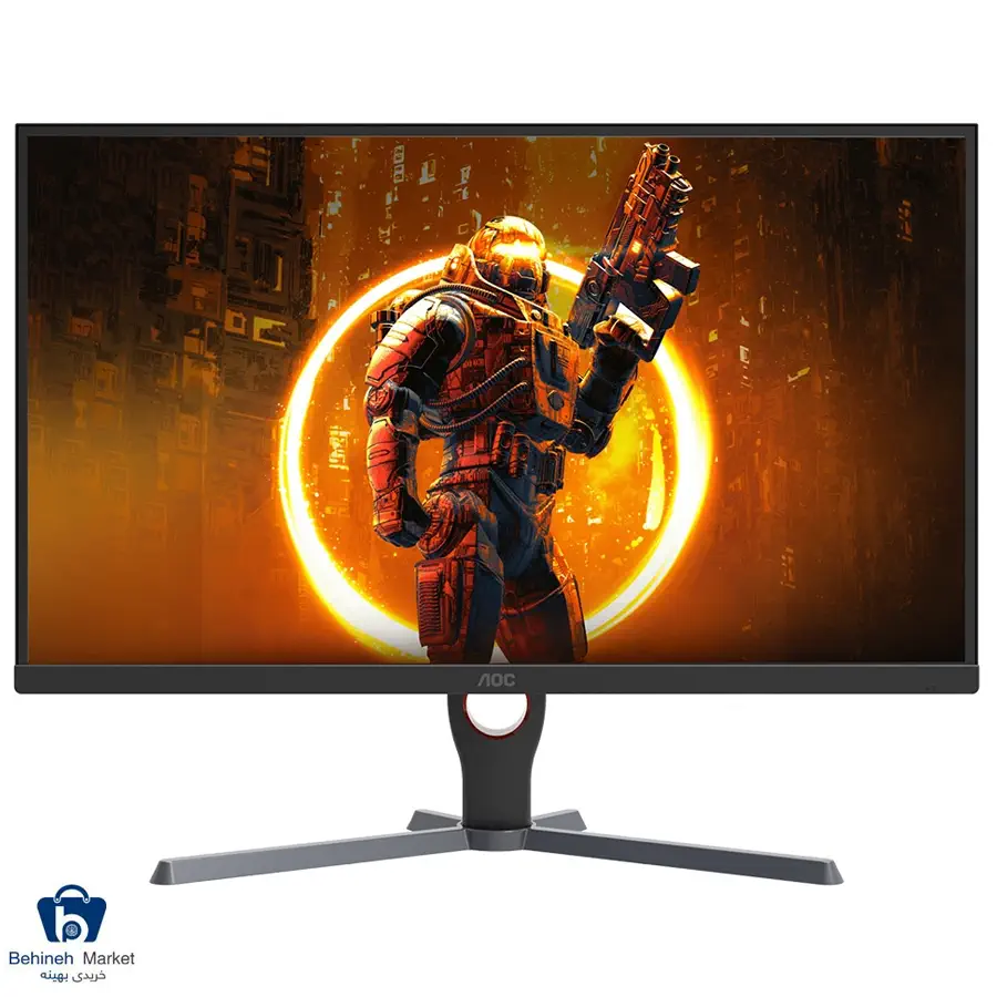مانیتور گیمینگ ای او سی مدل 24G11E سایز 23.8 اینچ