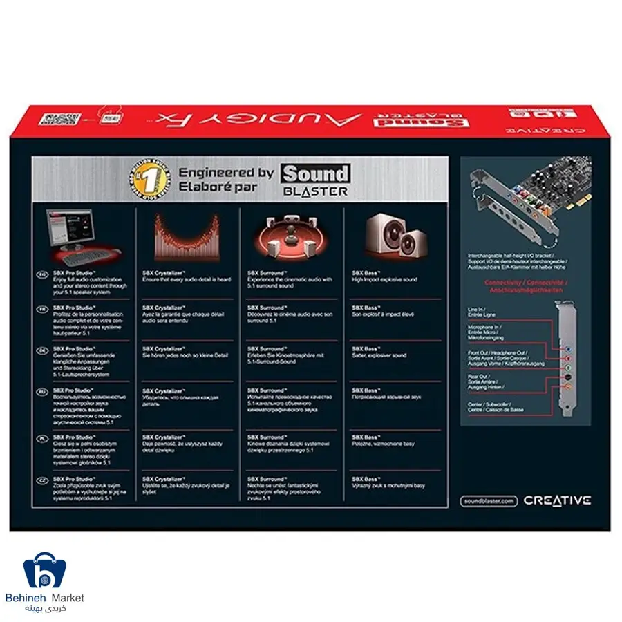 کارت صدا داخلی Sound Blaster Audigy Fx