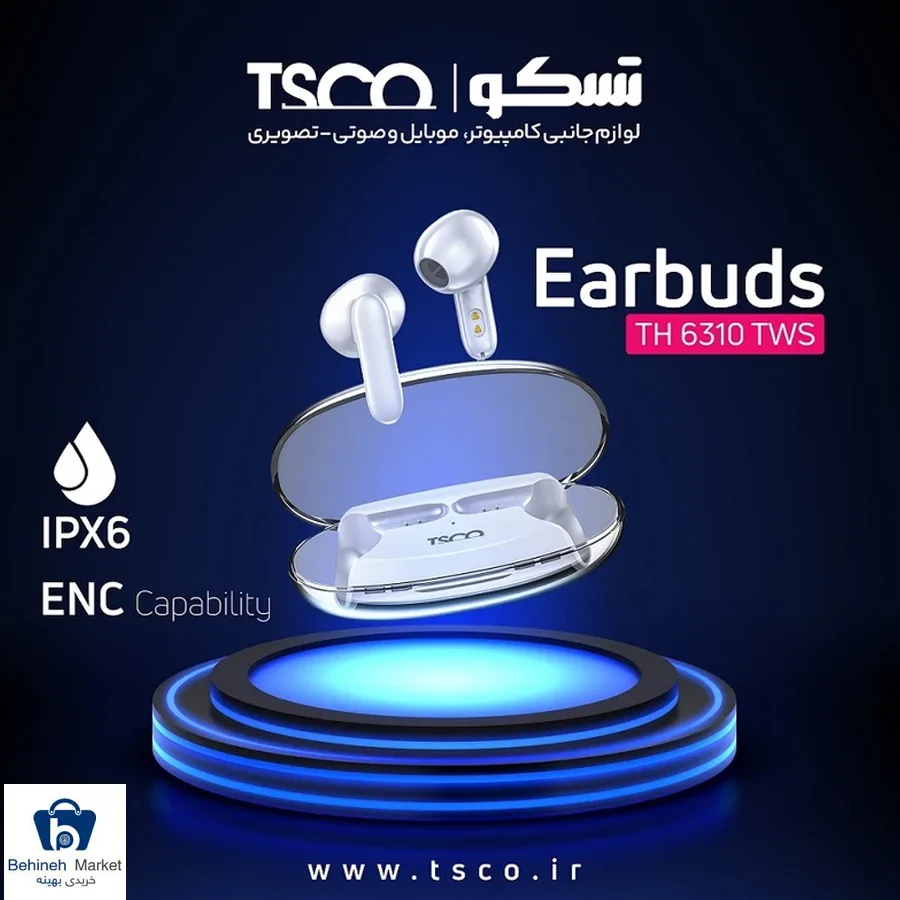 هندزفری بلوتوثی تسکو TH 6310 TWS