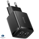 شارژر دیواری 2 پورت باسئوس مدل Compact CCXJ010201 توان 10.5 وات