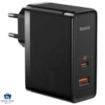 شارژر دیواری 2 پورت باسئوس مدل GaN5 Pro CCGP090201 توان 100 وات