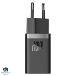 شارژر دیواری 2 پورت باسئوس مدل GaN5 Pro CCGP180101 توان 40 وات