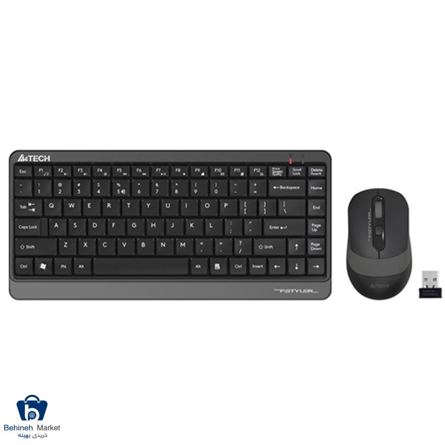 کیبورد و ماوس بی سیم ای فورتک مدل FG1110