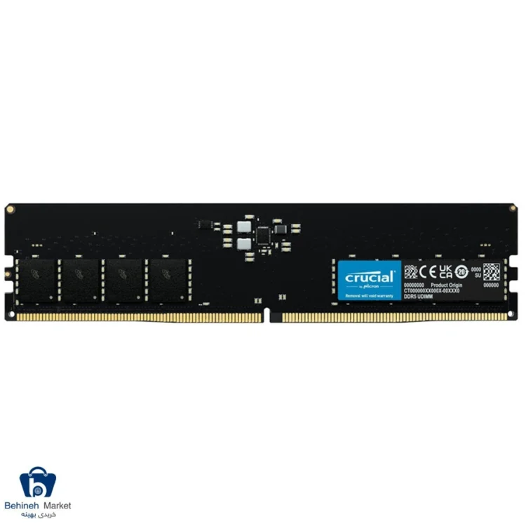 رم دسکتاپ کروشیال مدل CT16G56C46U5 DDR5 5600MHz ظرفیت 16 گیگابایت