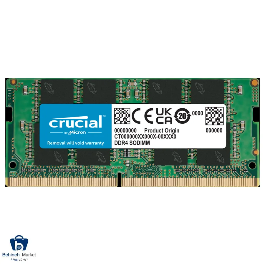 رم لپ تاپ کروشیال مدل CT8G4SFRA32A DDR4 3200MHz ظرفیت 8 گیگابایت