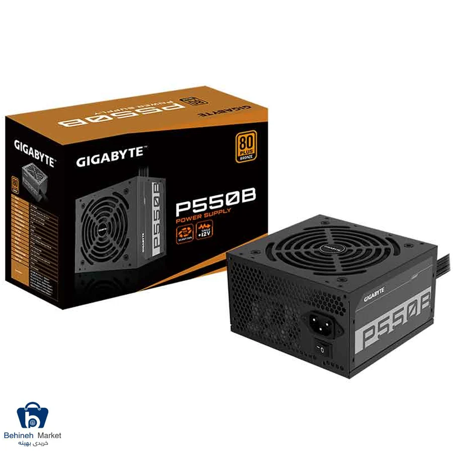 منبع تغذیه کامپیوتر 550 وات گیگابایت P550B Bronze