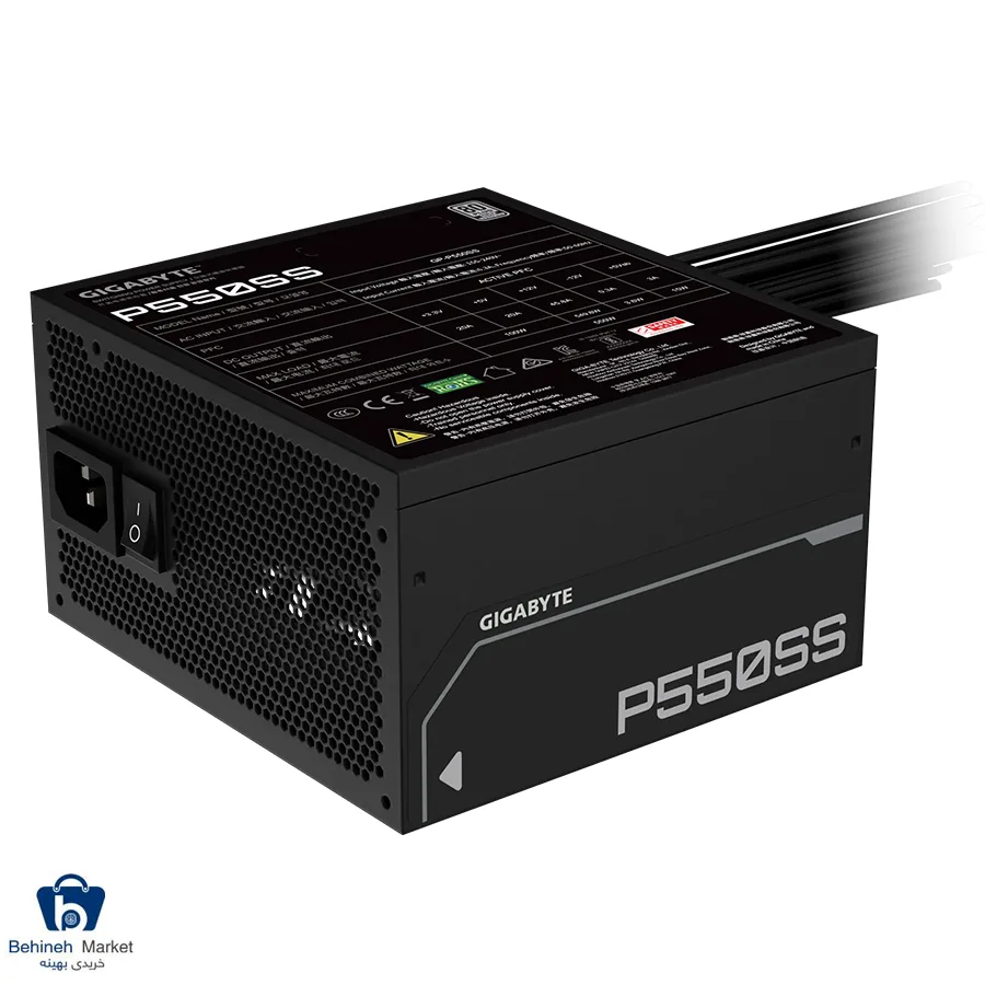 منبع تغذیه کامپیوتر P550SS SILVER