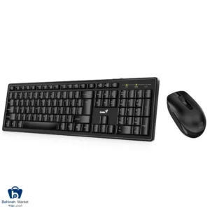 کیبورد و ماوس بی سیم جنیوس مدل KM-8200