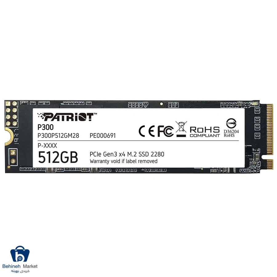 اس اس دی اینترنال پاتریوت مدل P300 ظرفیت 512 گیگابایت