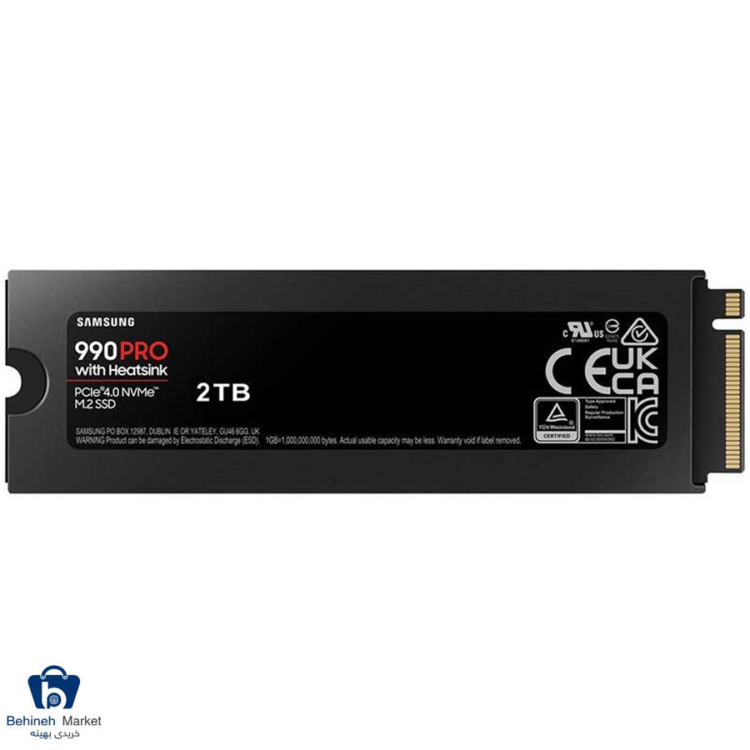 اس اس دی اینترنال سامسونگ مدل PRO 990 Heatsink ظرفیت 2 ترابایت
