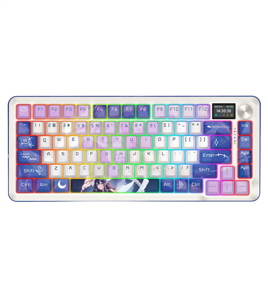 کیبورد بی سیم/باسیم گیمینگ ردراگون FLEKACT K708 AK PRO RGB