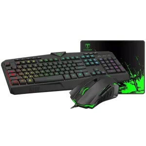 باندل کیبورد، ماوس و موس پد گیمینگ T‑Dagger T‑TGS006