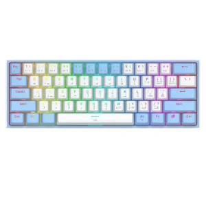 کیبورد مکانیکال گیمینگ ردراگون Redragon K617 FIZZ WB