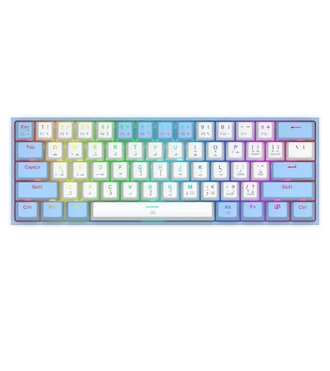 کیبورد مکانیکال گیمینگ ردراگون Redragon K617 FIZZ WB