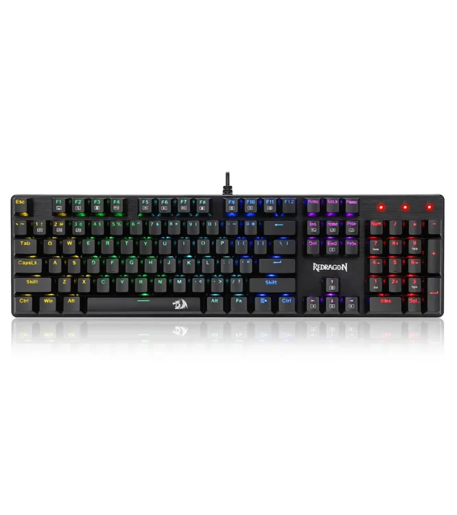 کیبورد باسیم گیمینگ ردراگون Sindri K671 RGB