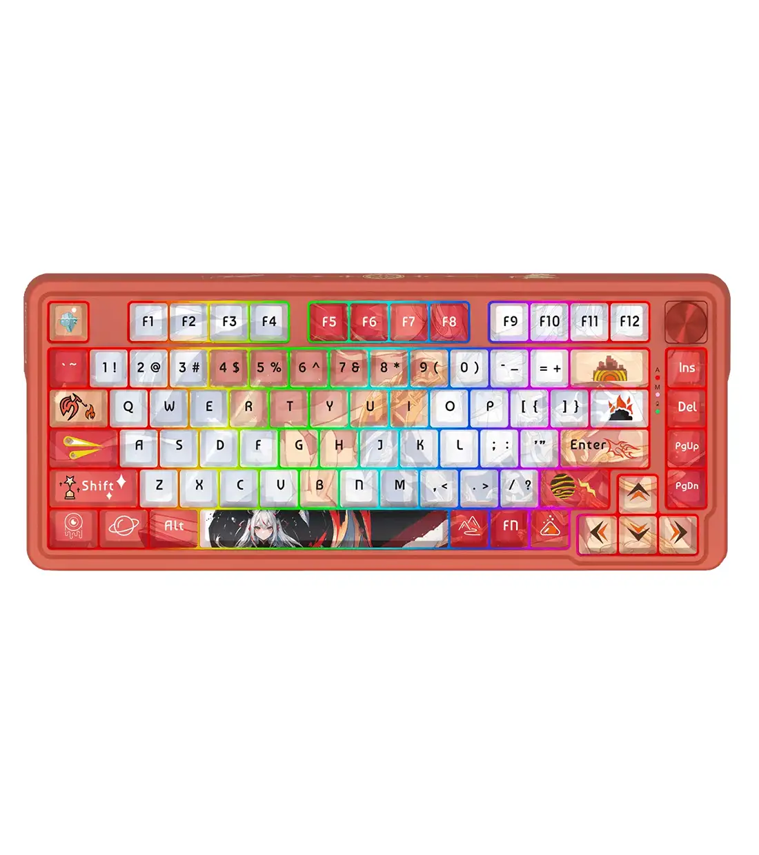 کیبورد مخصوص بازی ردراگون مدل UCAL K673AK PRO