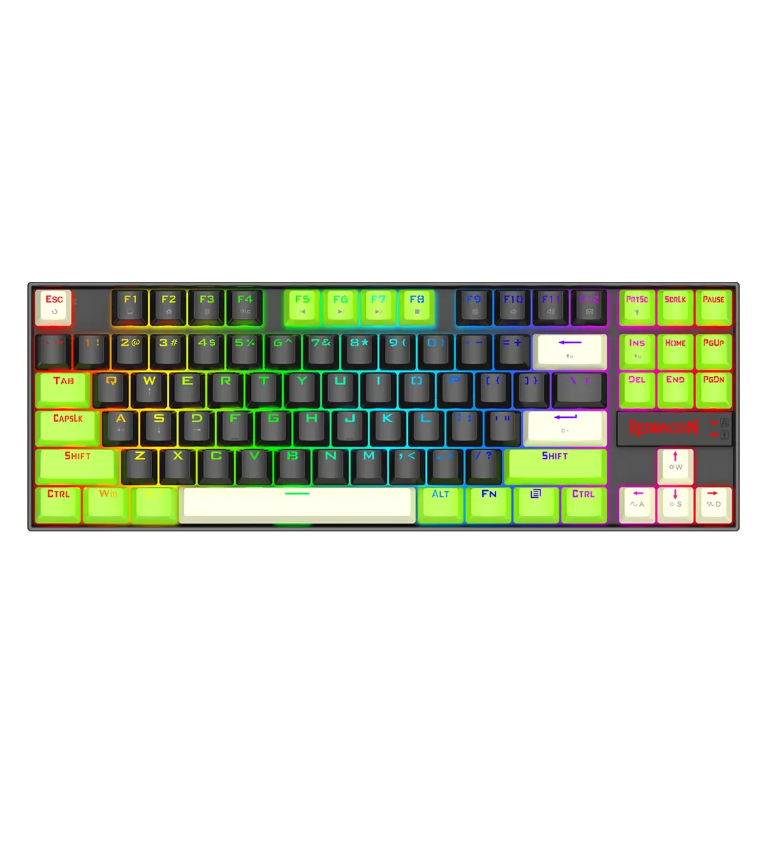 کیبورد مکانیکال گیمینگ ردراگون KUMARA K552 BGC-M RGB