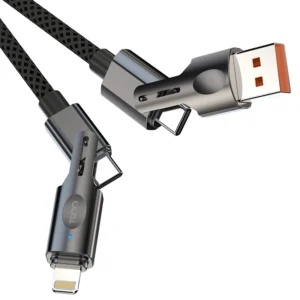 کابل تبدیل USB-A به USB-C لایتنینگ تسکو مدل TCPD 711 طول 1.2 متر