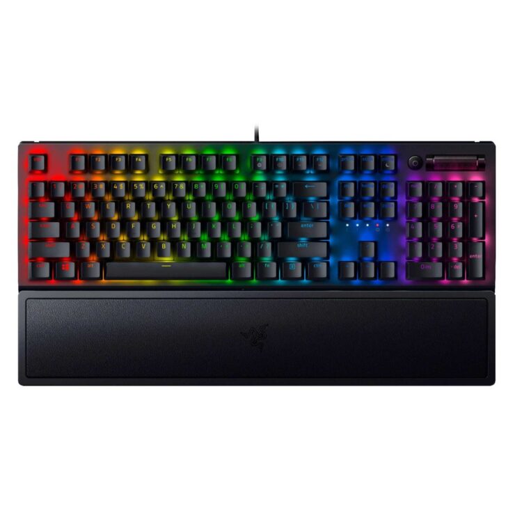 کیبورد باسیم ریزر مدل BlackWidow V3 Green Switch